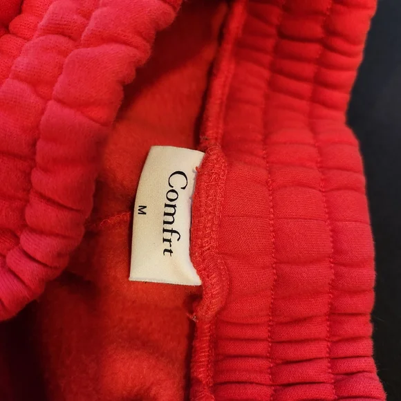 Comfrt Women's Red Track Pants & Joggers - Picture 3 of 5